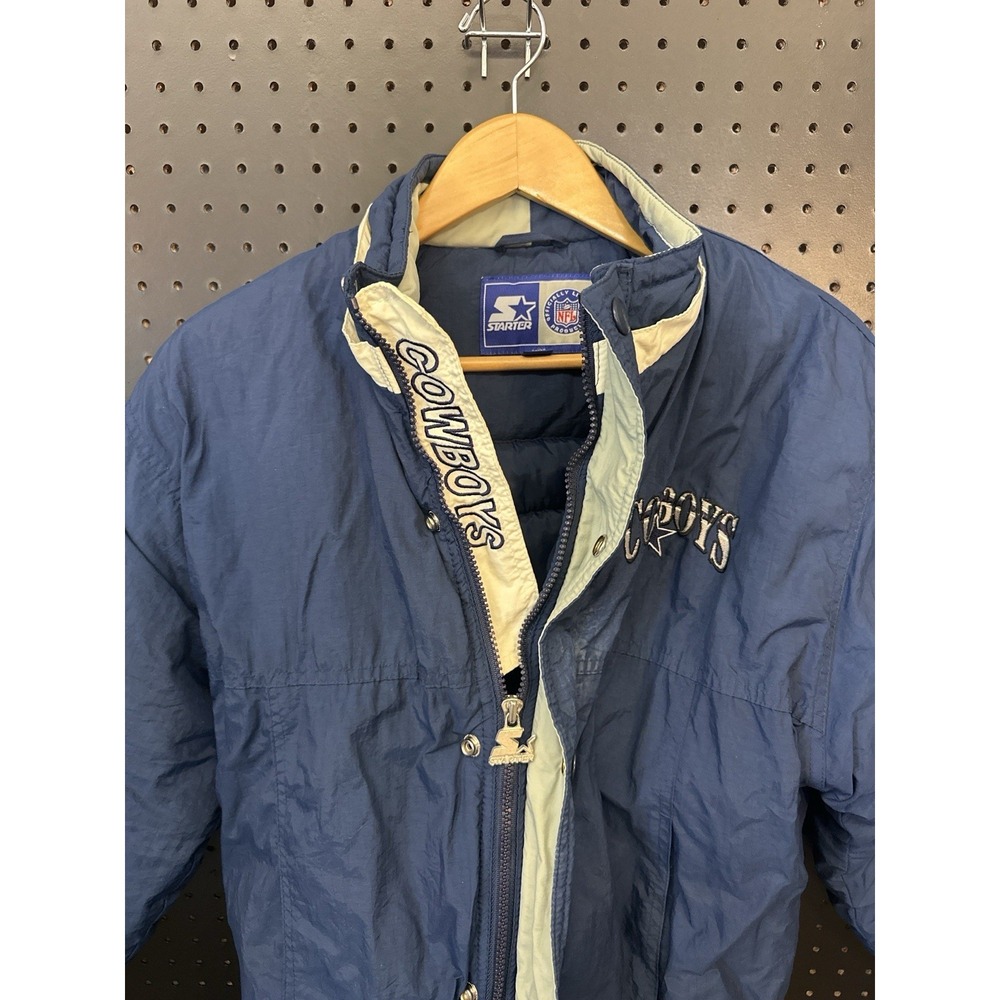 Vintage 90s Starter Dallas Cowboys NFL Pro Line Jacket Made in Korea L‎